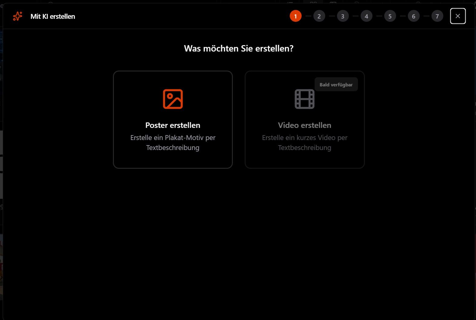 AI-assistent die posterbeelden maakt op basis van een tekstbeschrijving